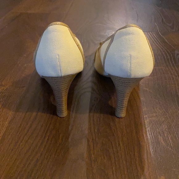 Unlisted Brand Nude Peep Toe heels - Picture 3 of 6